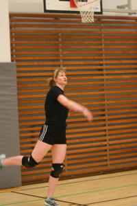 Minna Laukkanen vedossa