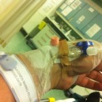 Verta otettiin todella paljon ja tuosta meni lääkkeet suonee...